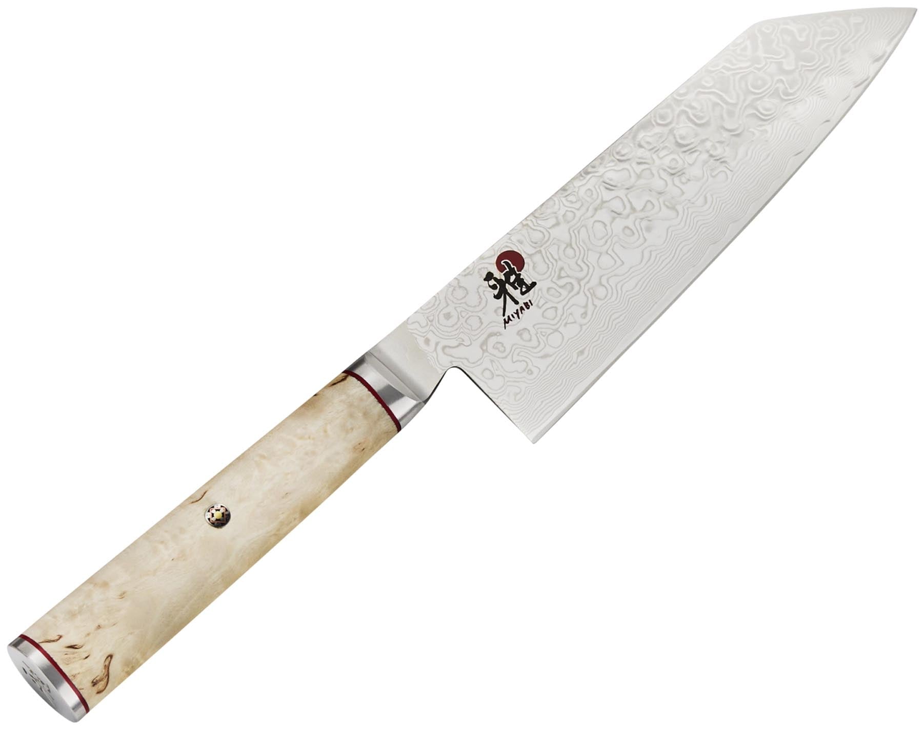 Hochwertiges Bunka-Messer von Miyabi mit 17 cm Klinge aus 5000 MCD Stahl, perfekt für präzise Schneidetechniken in der modernen Küche.