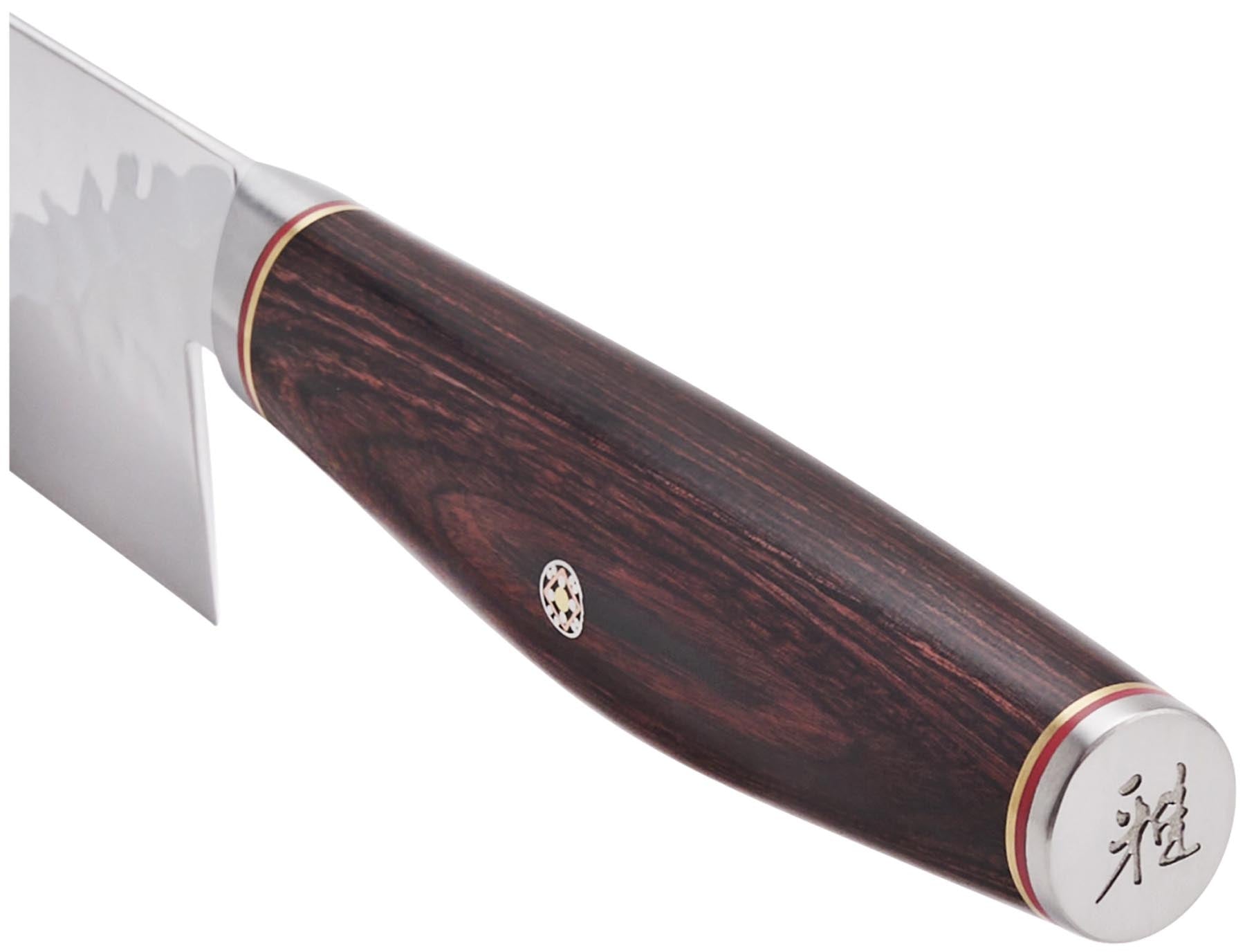 Hochwertiges Bunka-Messer von Miyabi mit 17 cm Klinge aus 6000 MCT-Stahl, perfekt für feine Schneidarbeiten und kreative Kochtechniken.