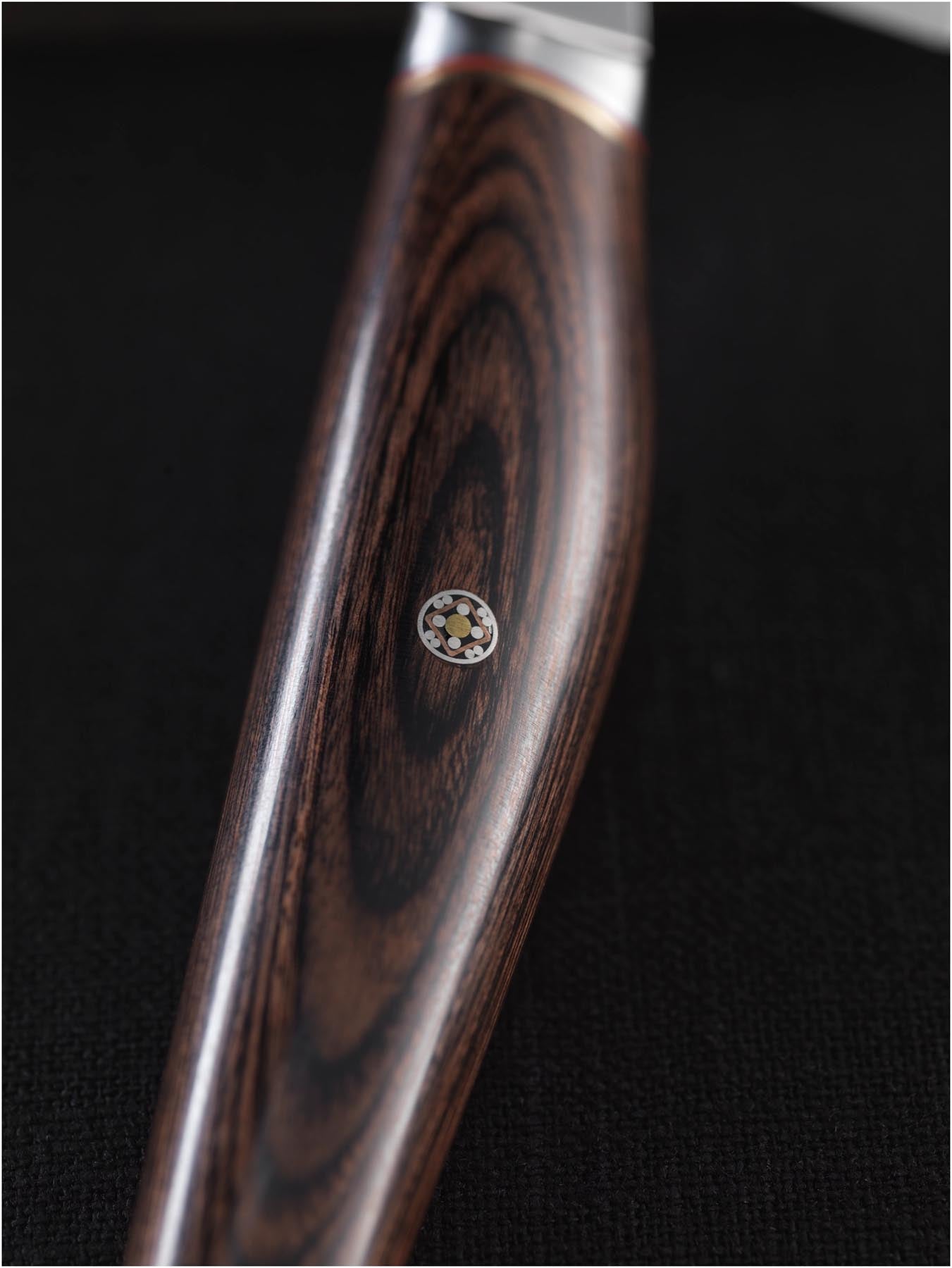 Hochwertiges Miyabi Bunka-Messer mit 17 cm Klinge, gefertigt aus 6000 MCT-Stahl, perfekt für präzise Schneidarbeiten in der modernen Küche.