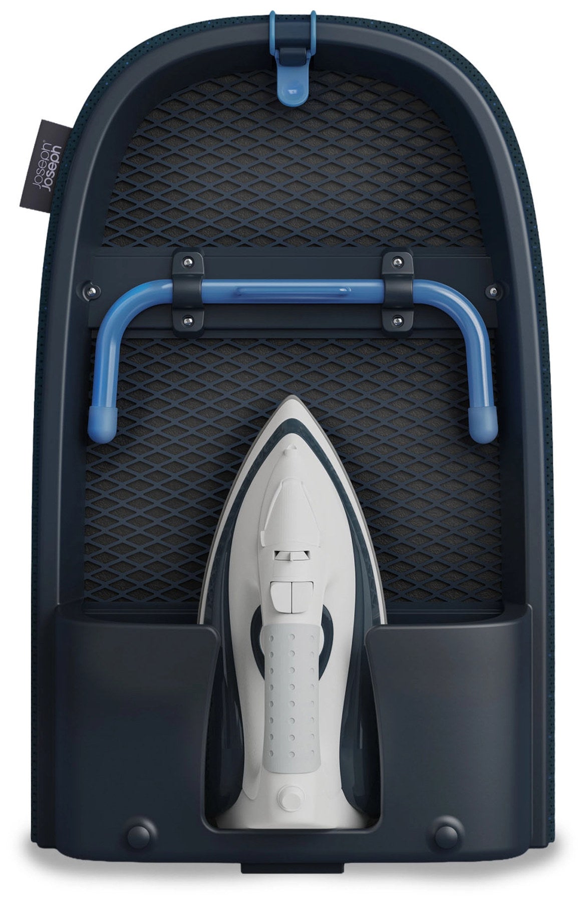 Pocket Max Plus Bügelbrett schwarz blau in Blau präsentiert im Onlineshop von KAQTU Design AG. Schneidbrett ist von Joseph Joseph