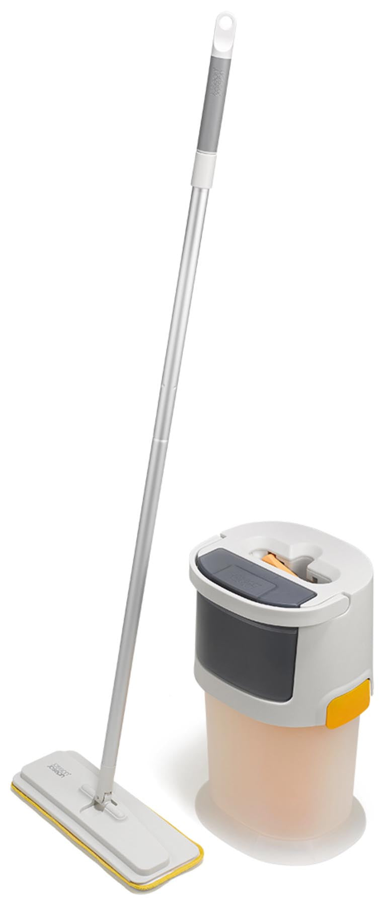 UltraClean Hartboden Reinigungssystem hellgrau in Grau präsentiert im Onlineshop von KAQTU Design AG. Besen ist von Joseph Joseph