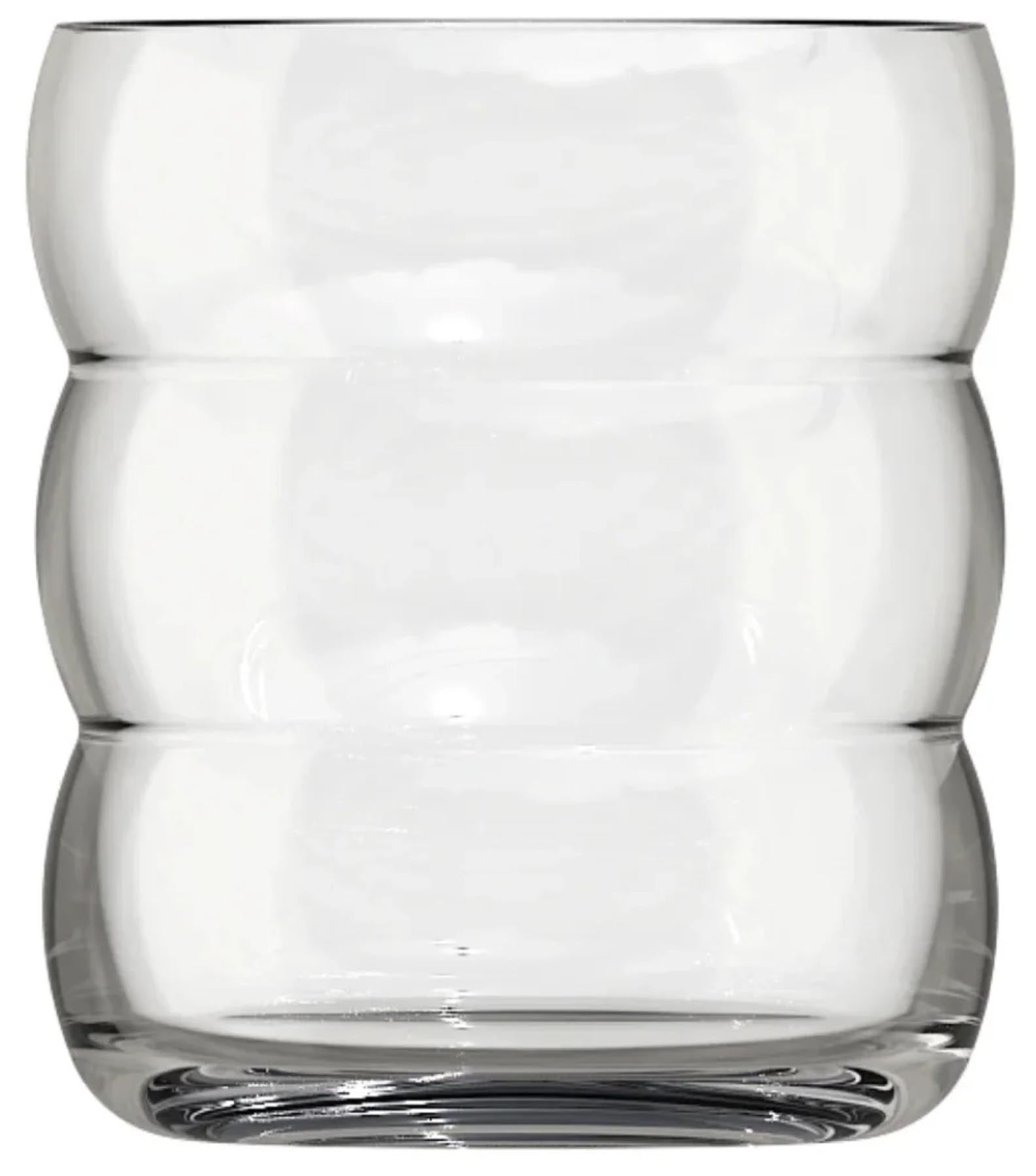 6er Set Wave Becher 36cl in Transparent präsentiert im Onlineshop von KAQTU Design AG. Glas ist von Onis