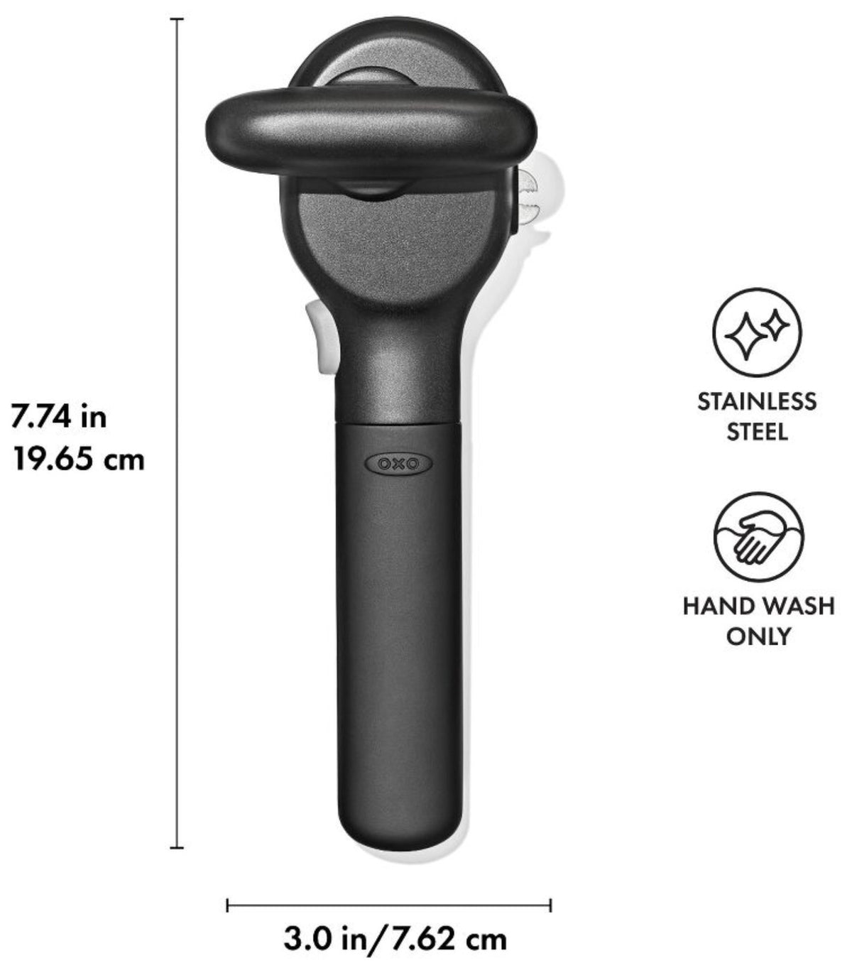 GG Dosenöffner Soft Edge in Schwarz präsentiert im Onlineshop von KAQTU Design AG. Dosenöffner ist von OXO