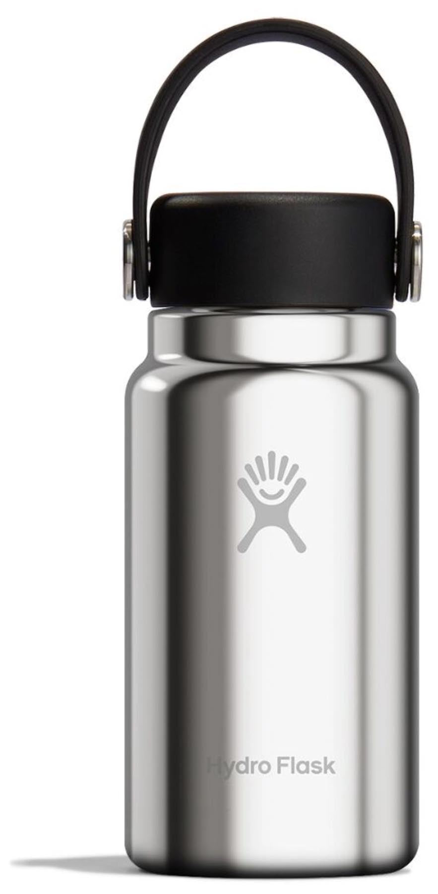 Trinkflasche Micro Hydro 200ml silver in Silber präsentiert im Onlineshop von KAQTU Design AG. Trinkflasche ist von Hydro Flask
