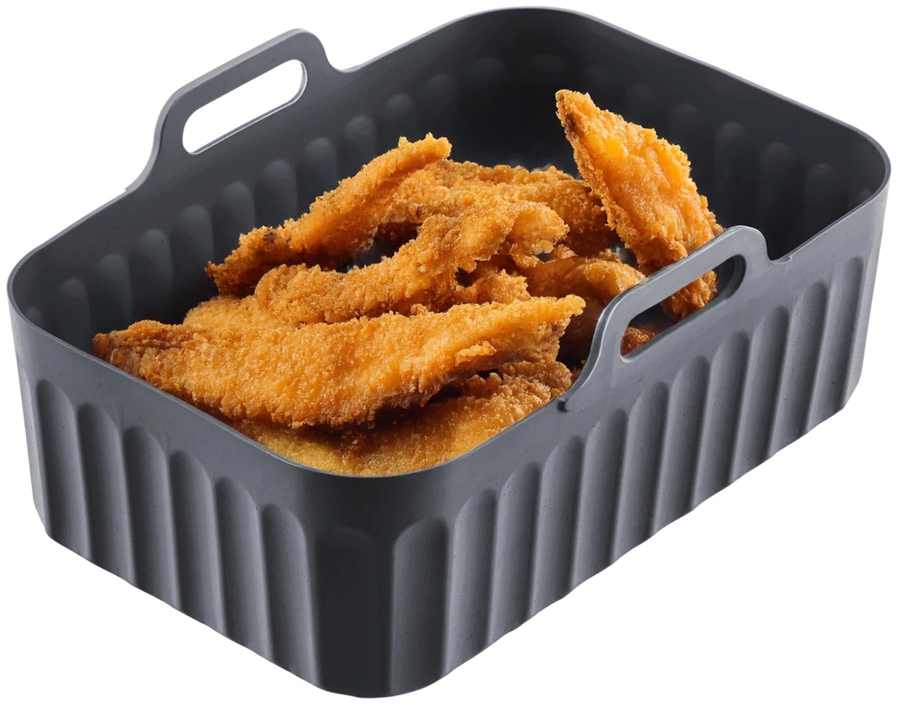 Silikonbackform von Westmark für Heißluftfritteusen, perfekt zum Kreieren von leckeren Snacks und süßen Leckereien.