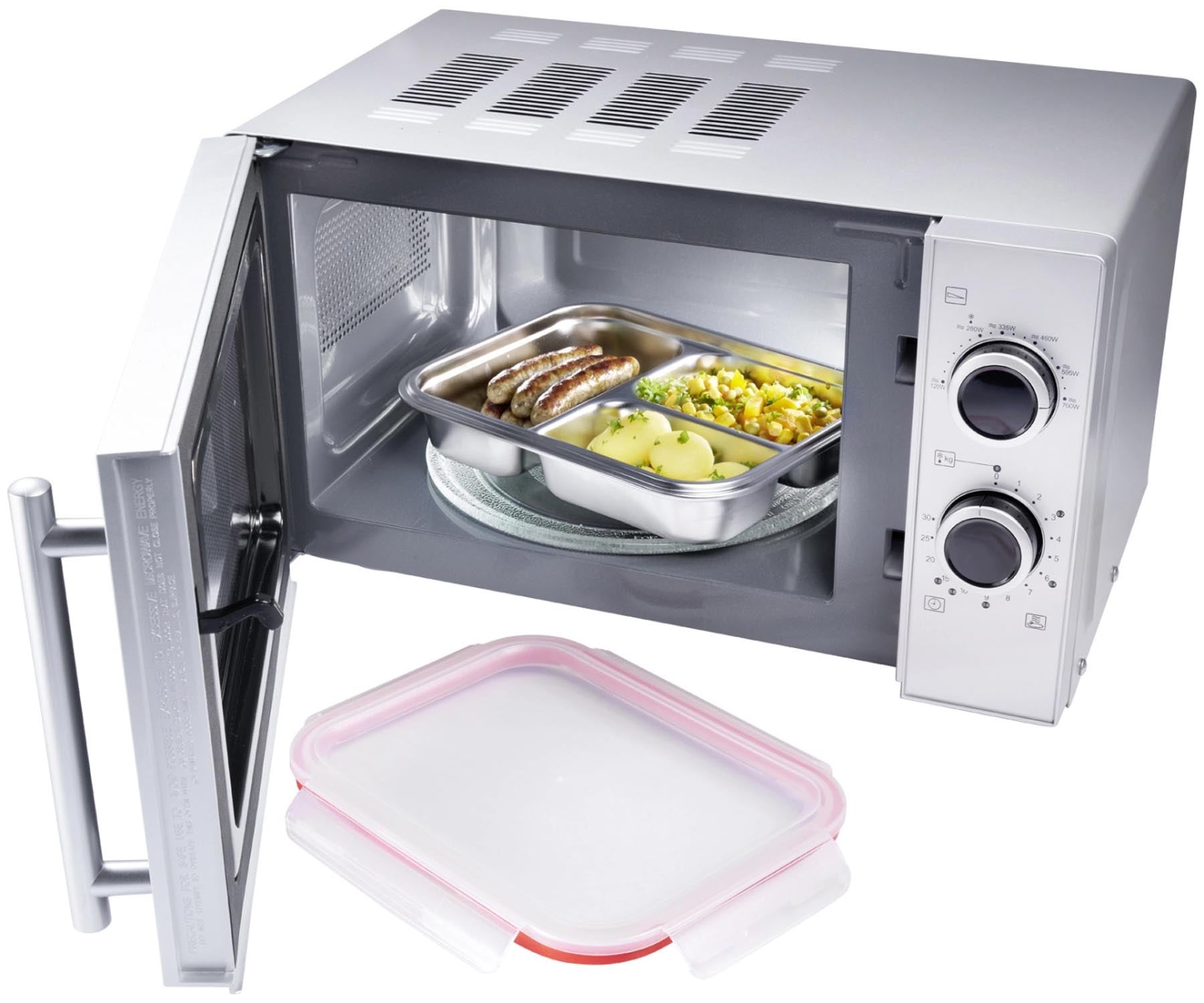 Edelstahl Lunch Box von Westmark, elegant und funktional, ideal für die Aufbewahrung von Snacks und Mahlzeiten, perfekt für unterwegs.