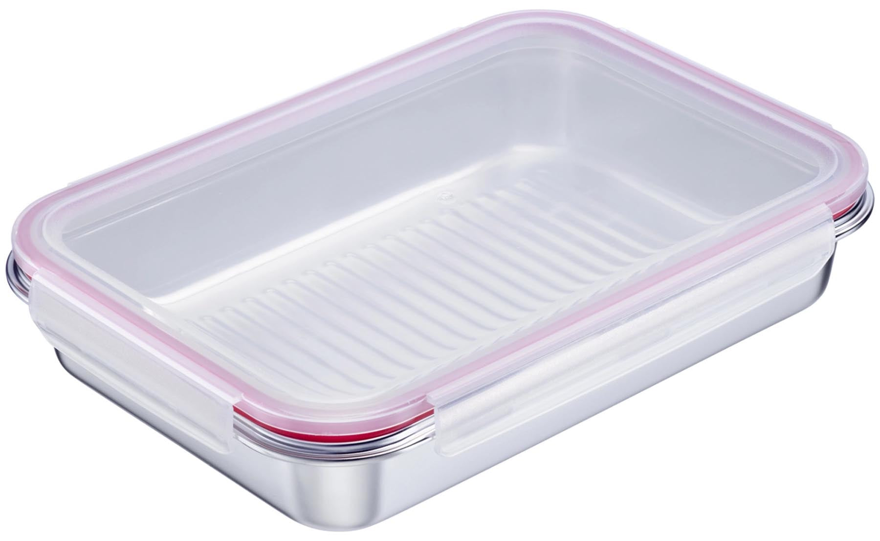 Edelstahl Lunch Box/ Frischhaltedose  2000ml in  präsentiert im Onlineshop von KAQTU Design AG. Käsezubehör ist von Westmark