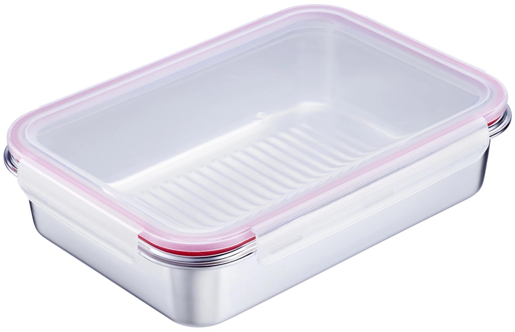 Edelstahl Lunch Box/ Frischhaltedose 2500ml in  präsentiert im Onlineshop von KAQTU Design AG. Käsezubehör ist von Westmark