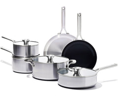 10 pieces Mira cookware set with stainless steel lid