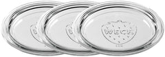 Set di 3 Weck Coperchio in vetro RR100