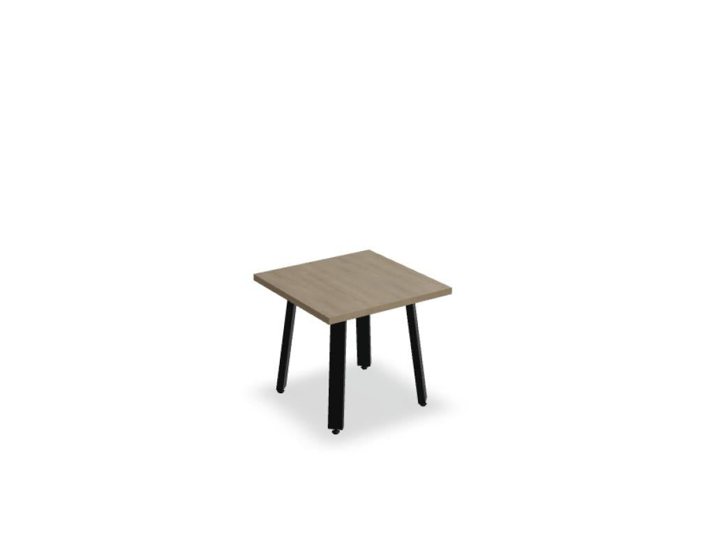 Beistelltisch Ogi A PLF61 von MDD, modernes Holzgestell in hellem Ton, rechteckige Platte, stilvolle Ablagefläche, kompakte Abmessungen, ideal für Wohnzimmer