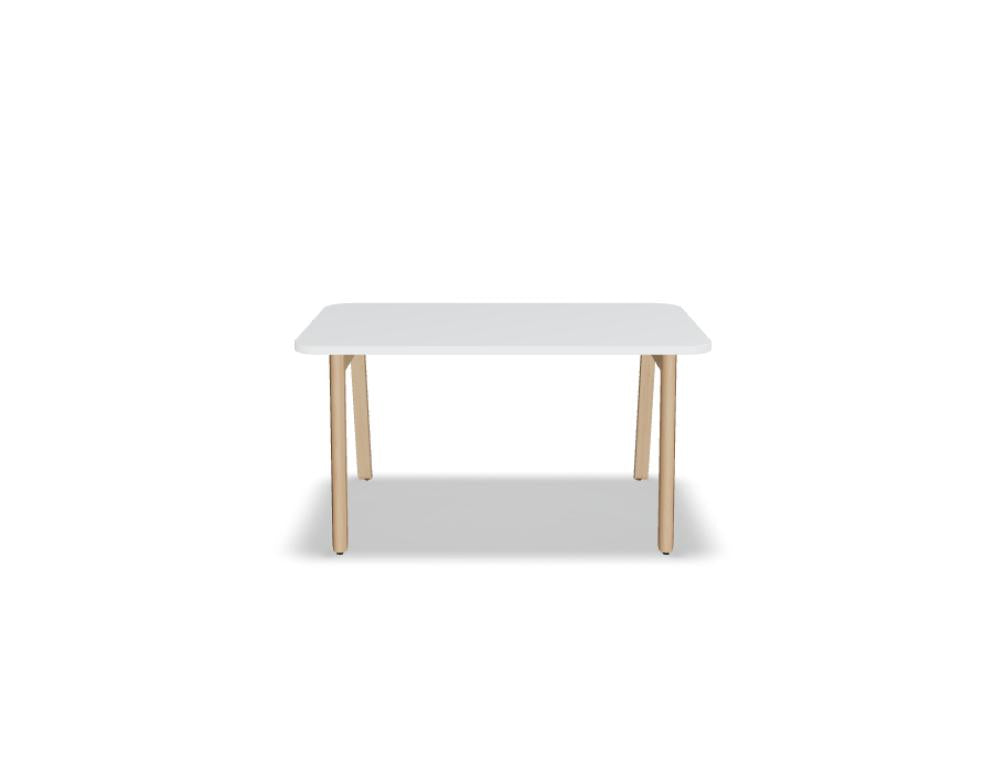 Mdd Ogi B BOBZ030 Schreibtisch mit schlichtem Design, rechteckiger Platte und stabilem Gestell für moderne Büros