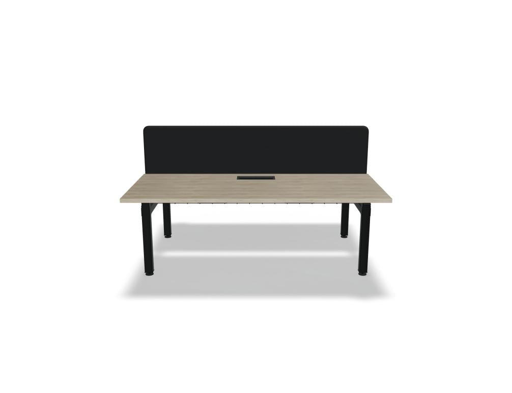 Ogi Drive Bench BOD518: Doppelschreibtisch mit elektrisch verstellbarer Höhe, zweimotoriges Gestell, modernes Design, ideal für flexibles Arbeiten
