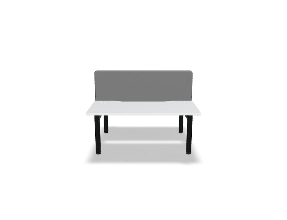 Bild zeigt den Ogi Drive Bench BOD674: moderner Doppelschreibtisch mit elektrisch höhenverstellbarem Gestell, zwei Motoren, hochwertiges Design