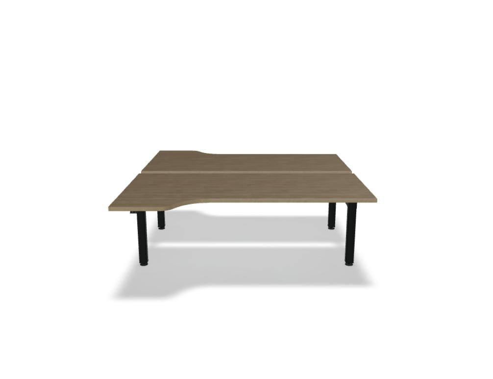 Ogi Drive Bench BODK618: hochwertiger Doppelschreibtisch mit elektrischem Höhenverstellungssystem, robustem zweimotorigen Gestell, stilvolles modernes Design