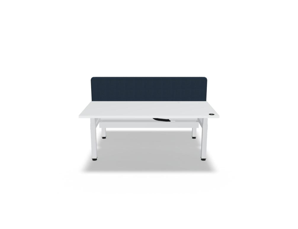 Ogi Drive Bench Doppelschreibtisch von Mdd, elektrisch höhenverstellbar mit zweimotorigem Gestell und gemeinsamer Kabelschiene