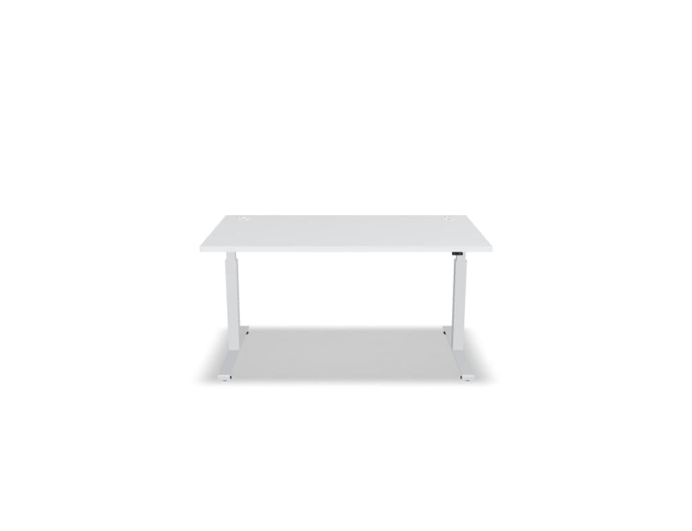 Elektrisch höhenverstellbarer Schreibtisch Ogi Drive BOD54 von MDD, zweimotoriges Gestell, robuste Tischlösung für ergonomisches Arbeiten