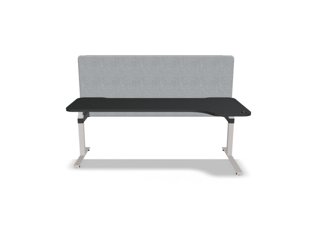Elektrisch höhenverstellbarer Schreibtisch Ogi Drive BODKZ607 mit zweimotorigem Gestell, hochwertiges Schreibtischmöbel, ergonomische Höhenverstellung, modernes Design, Mdd