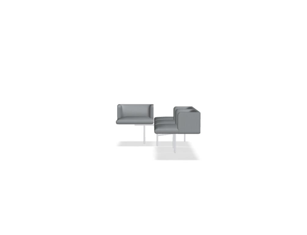 Agora AR04 Sitzsystem von Mdd als modulares Sofa mit klarer Form, tiefen Polstern und flexibler Lounge-Konfiguration.