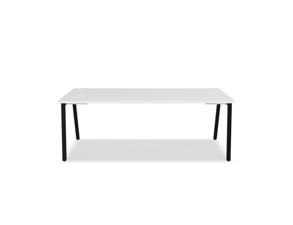 Ogi M BOM06 Schreibtisch von Mdd mit minimalistischer Platte, stabilem Metallgestell und klarer Form für moderne Büros