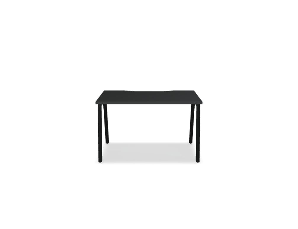 Ogi M BOM22 Schreibtisch in warmer Holzoptik, kompakte Arbeitsfläche, großzügiger Stauraum mit Schubladen, modernes Design, ideal für Home-Office und Büro.