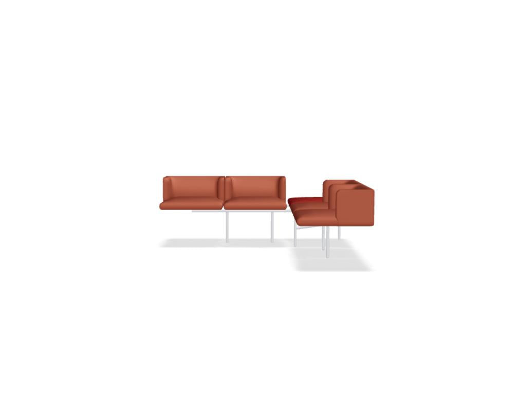 Agora AR05 modulares Sofa von MDD mit großzügigen Polsterelementen, klarer Form und moderner Lounge-Ausstrahlung