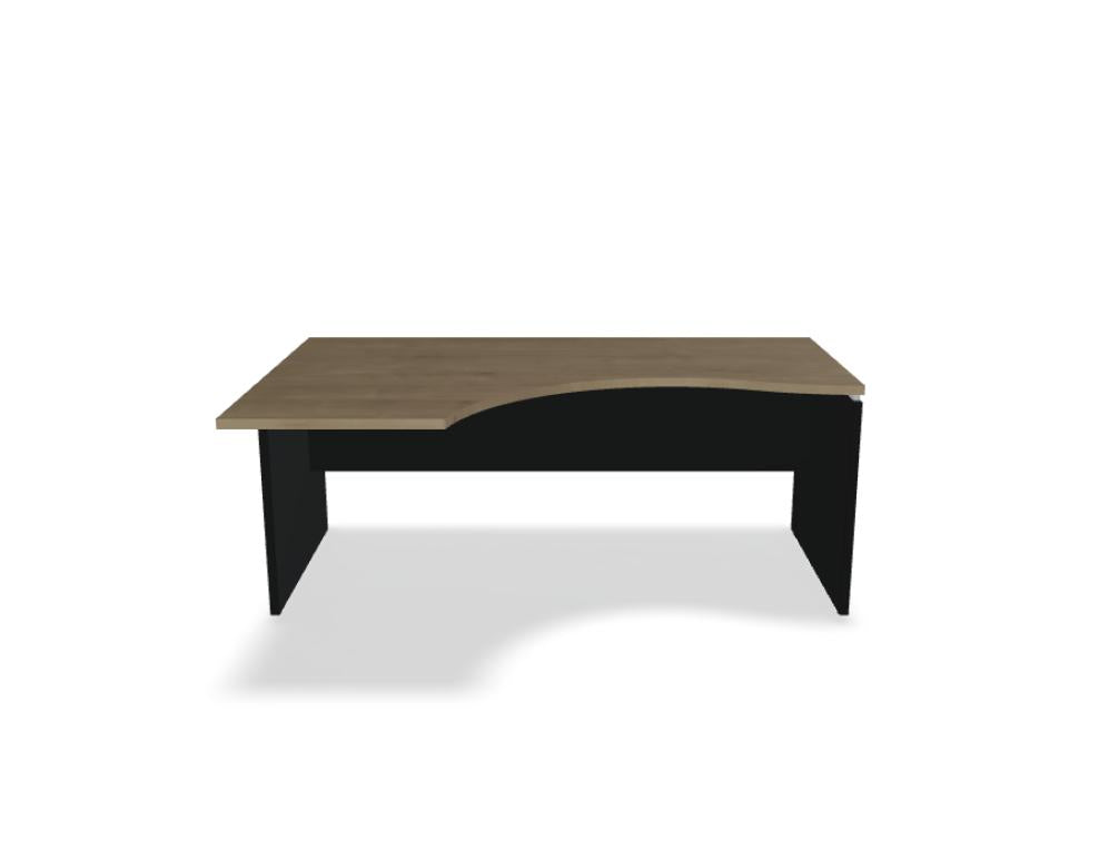 Mdd Ogi V BVG17 Schreibtisch in modernem Design mit V-Beinen, ideal für Büro und Homeoffice.