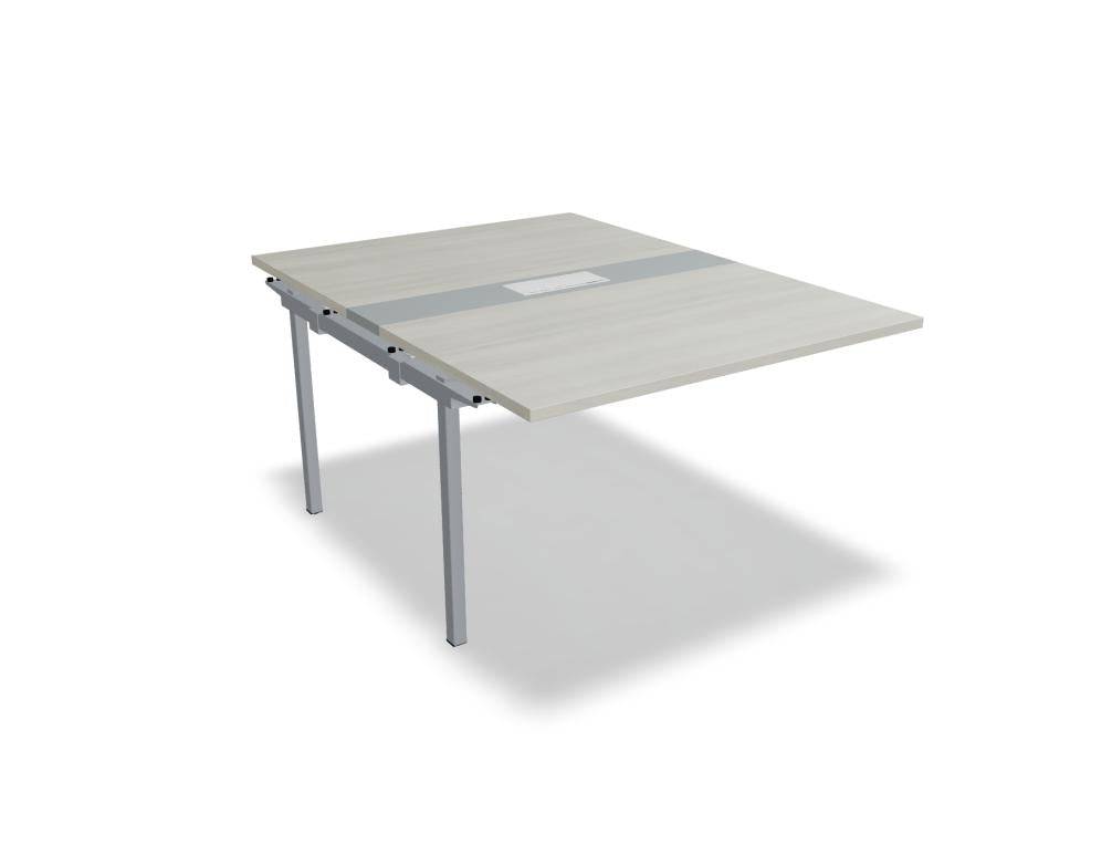 Bild des Esstischs Ogi Y SY12 von Mdd, rechteckiger Esstisch mit hellem Holzfinish und schlichter, moderner Tischplatte; stabile, schlanke Beine, ideal für gemütliche Speisen und Familienessen.