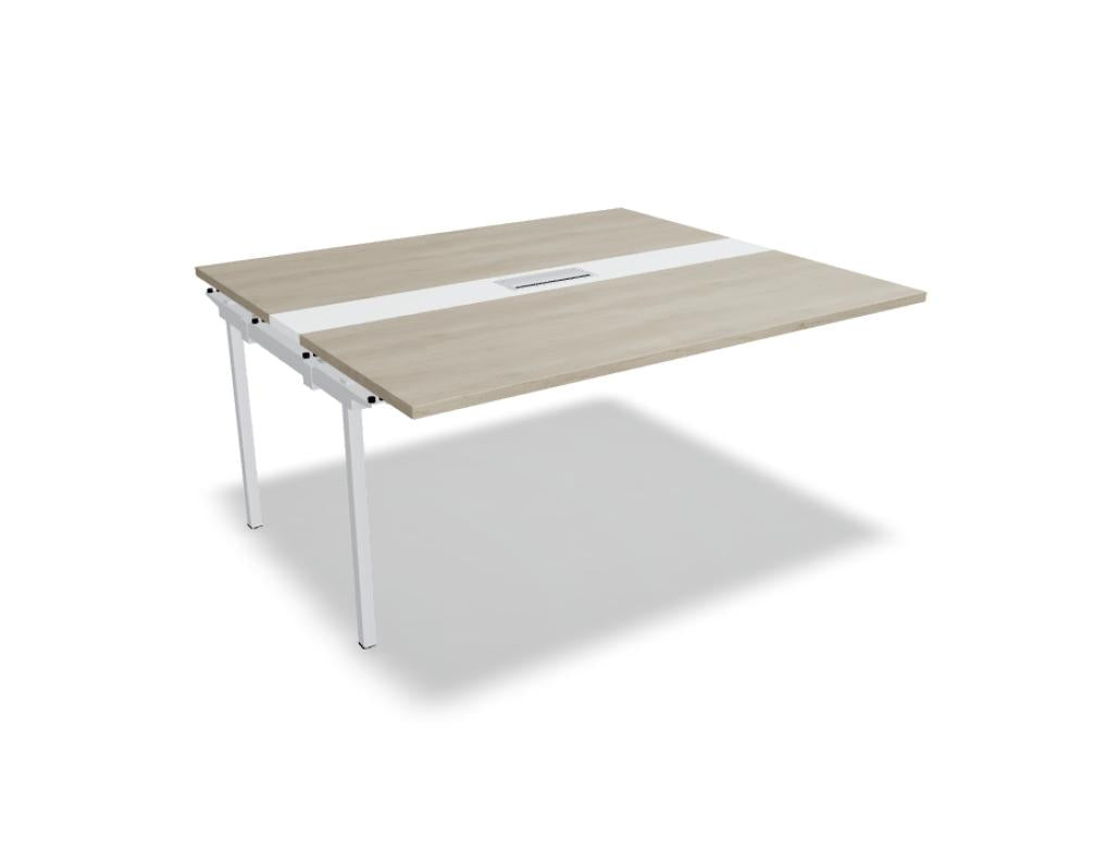 Eleganter Esstisch Ogi Y SY36 von MDD, rechteckige Glasplatte auf dunklem Holzgestell, modernes Design, ideal für moderne Essbereiche