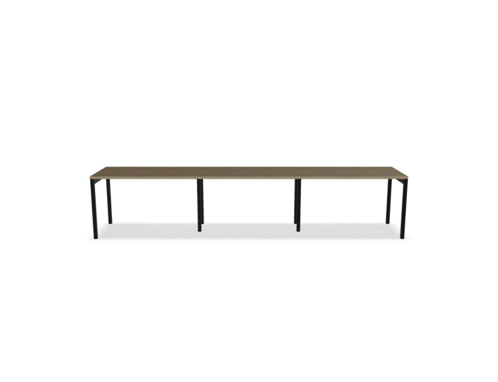 Ogi Y BOY22E3 Schreibtisch von Mdd mit weißer Platte, Holzgestell und kompaktem Design für moderne Arbeitsbereiche