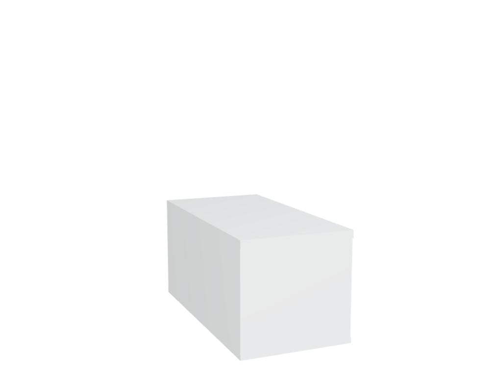 Bild eines modernen Aufsatzschranks Standard A1L02 für Container aus der Korpus-Kategorie von Mdd, kompakt und robust, geordnetes Innenleben, hochwertige Spanplatte, neutrale Farbtöne, geeignet für Büro- oder Werkstattbereiche