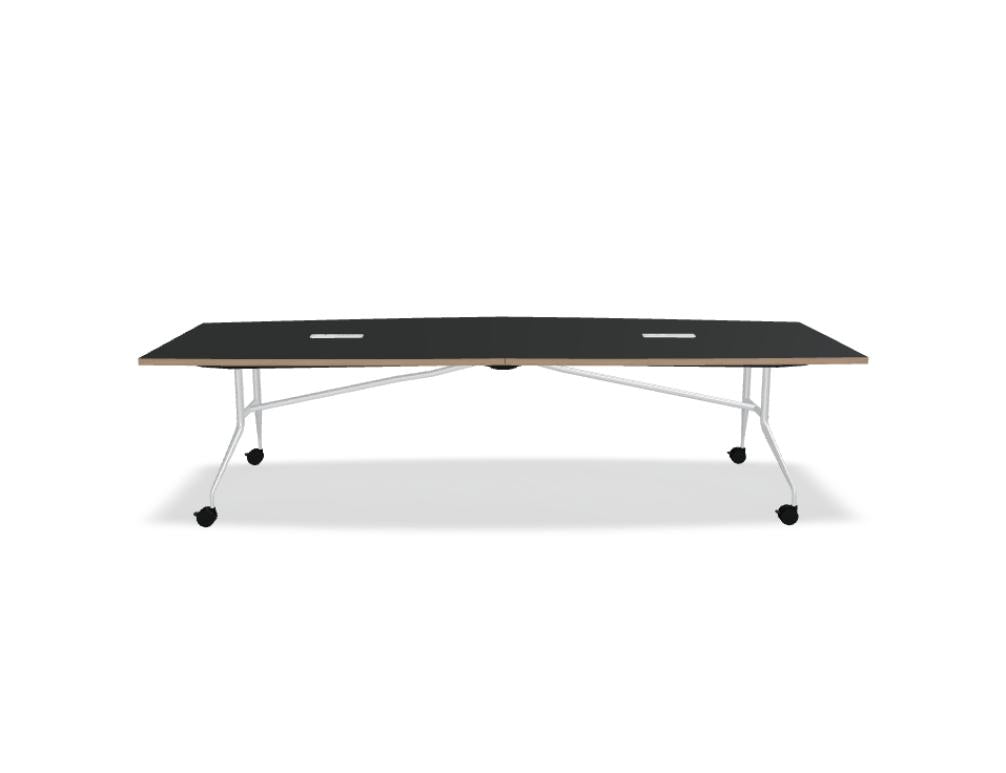 Plica PCB042: Moderner Klapptisch mit luftiger Tischplatte, stabilen Beinen und kompakter Form, ideal als Konferenztisch für Meetings und flexibel im Büroeinsatz.