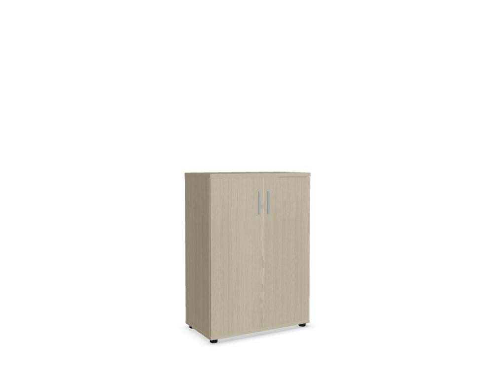 Bild des Quando Q31 Büroschranks von MDD: moderner, geräumiger Büro- oder Akten-Schrank mit glatten Oberflächen, eleganten Griffen und praktischer Aufteilung.