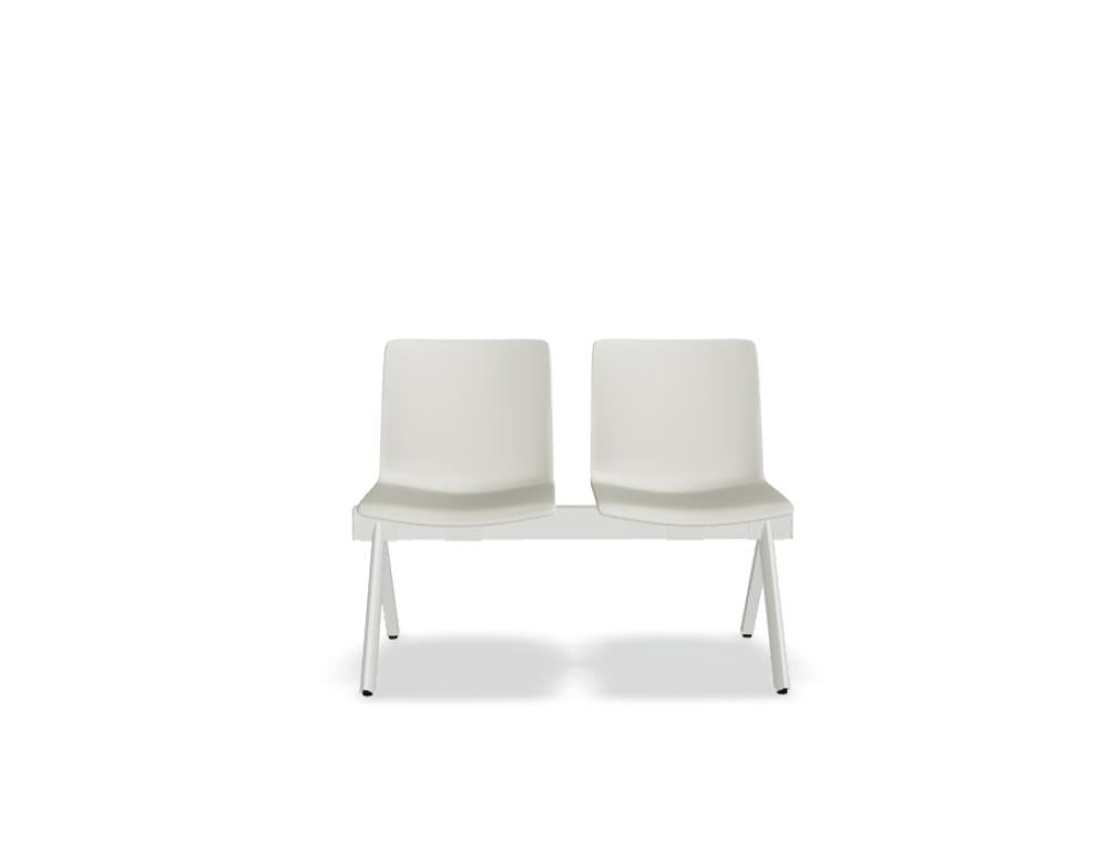 Shila SH2S Sitzbank von Mdd mit schlankem Metallgestell und gepolsterter Sitzfläche in modernem, reduziertem Design