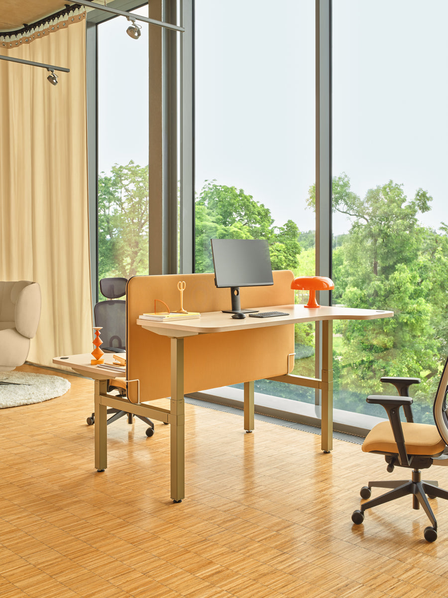 Sonic ZPS620 Akustikpaneel in hellgrau, rechteckig, mit eleganter Textur, optimiert die Akustik und fördert eine ruhige Arbeitsumgebung.