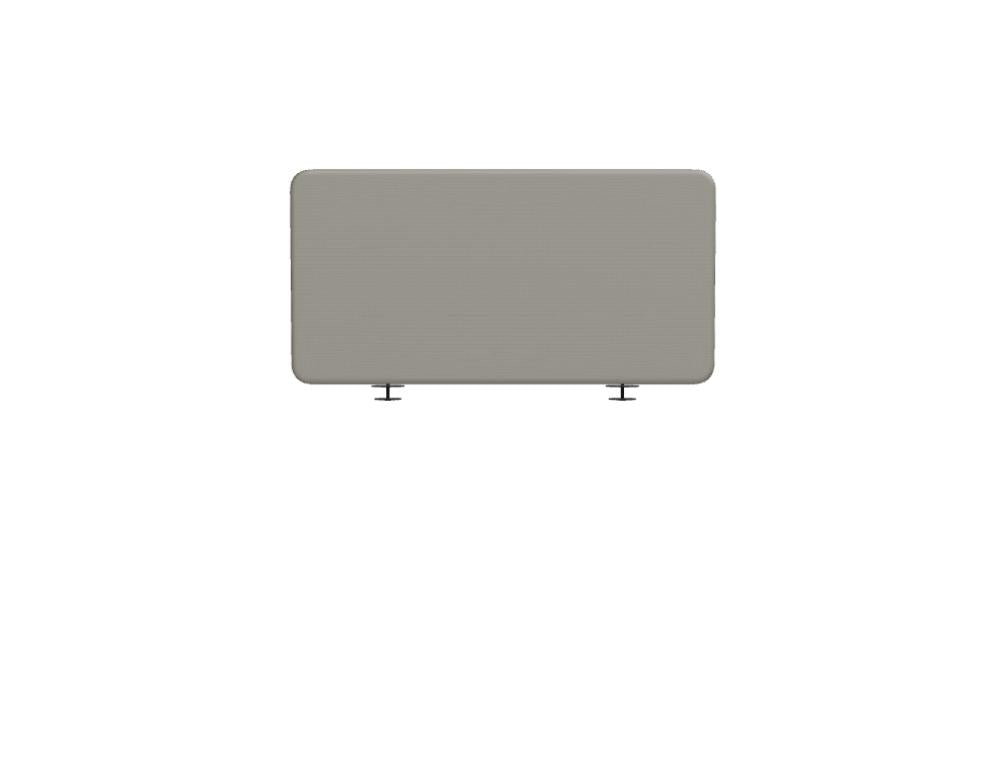 Akustikpaneel Sonic ZUS05 für Schreibtische, schallabsorbierendes, stilvolles Paneel mit moderner Textur und sauberem Finish