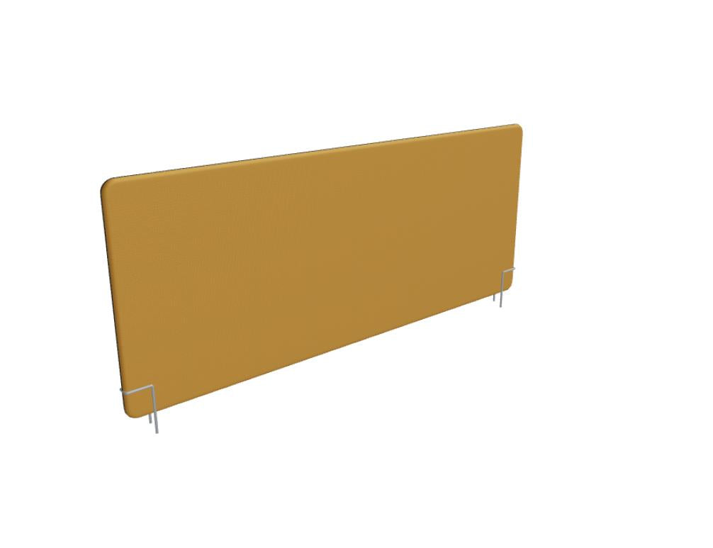 Akustikpaneel Sonic Drive ZD820 zur Schreibtischdämmung, schlankes Design, dunkle Holzstruktur, wirkt modern und leise schützt vor Echos