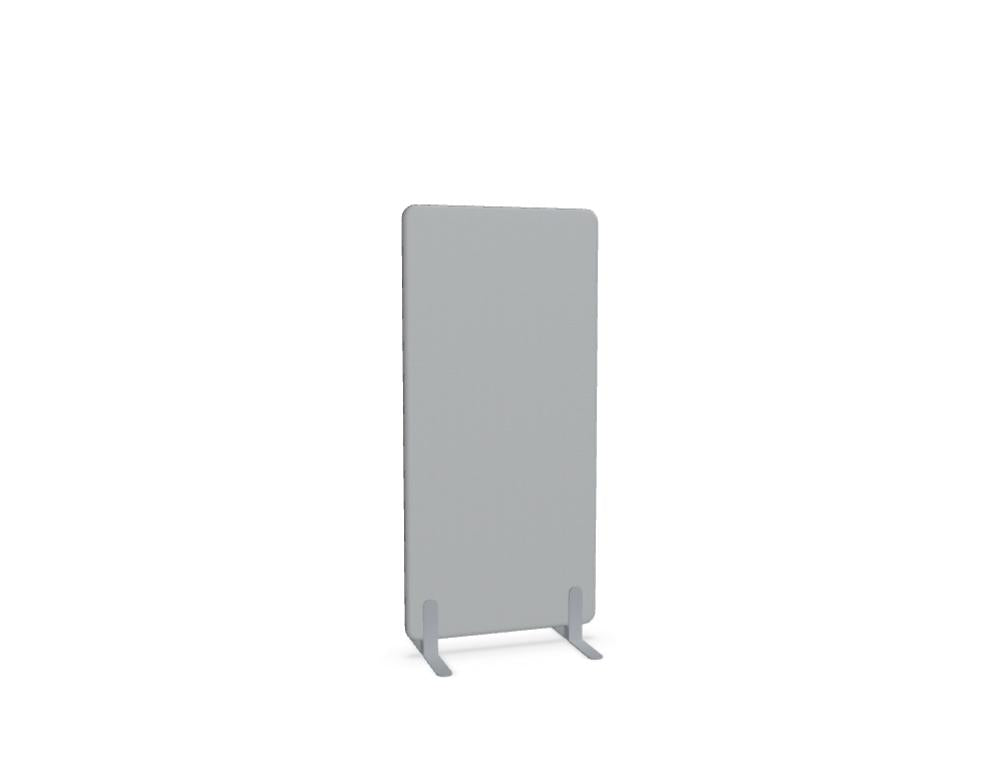 Schwarzes, freistehendes Akustikpaneel Sonic ZW694 von MDD in moderner, schlanker Form, ideal zur Raumakustik und Dekoration