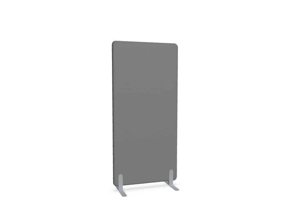 Freistehende Akustikpaneele Sonic ZW796 in hellem Grau, hochwertiges Schall-Absorptionspaneel, moderne Raumtrennung, stilvolles Design