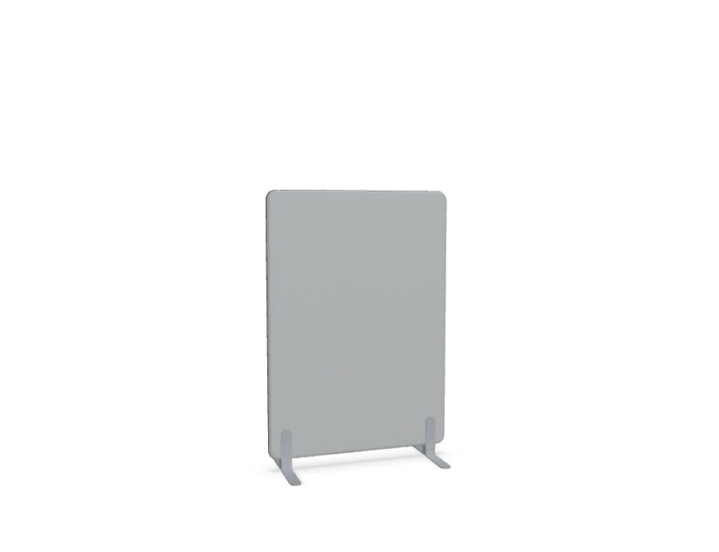 Sonic ZW892 freistehende Akustikpaneele in schiefergrau, moderne Schallabsorption, abgerundete Kanten, freistehendes Design, hochwertiges Paneel aus Akustikmaterial.