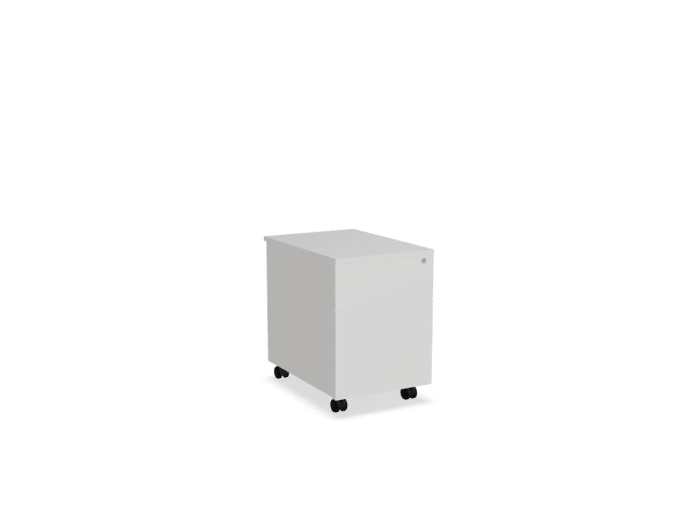 Standard SLD12 Rollcontainer von Mdd mit schlankem Korpus, praktischen Schubladen und Rollen für flexible Büroorganisation.
