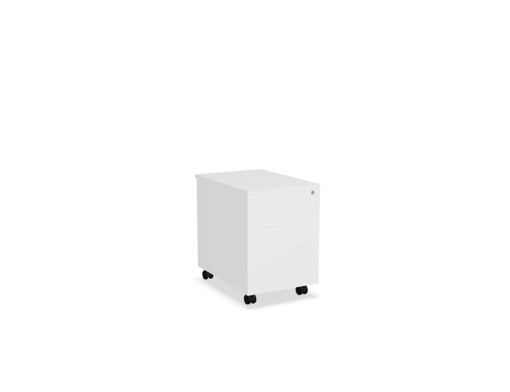 Mdd Standard SLD13 Rollcontainer in modernem Design mit Schubladen, ideal für flexible Aufbewahrung im Büro.