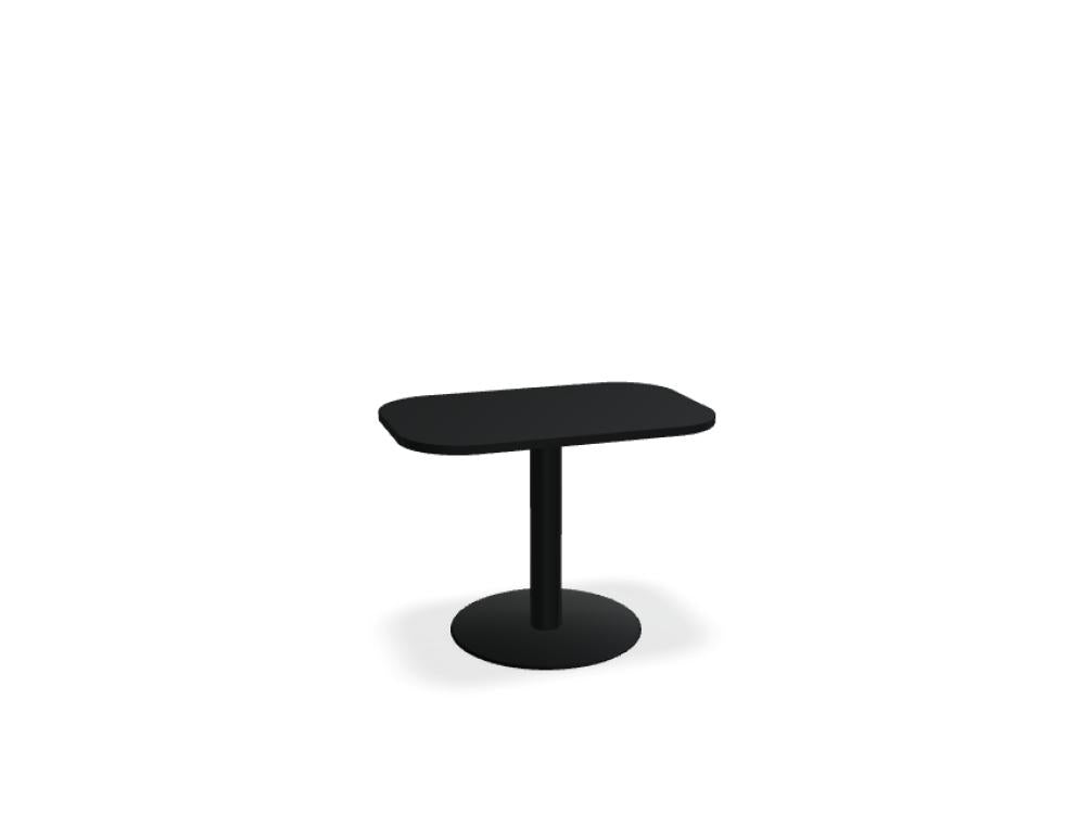 Kaffeetisch Tack ST06 in moderner Esstisch-Optik, heller Matter-Ton, runder warm heller Holzlook, schlichte Silhouette, ideal als Mittelpunkt im Essbereich
