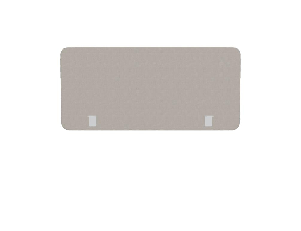 Bild zeigt ein Twin ZUT71 Seiten- und Querpaneel-Set für Schreibtische von MDD, modulare Paneele in neutraler Farbgebung, ideal zur individuellen Desk-Gliederung.