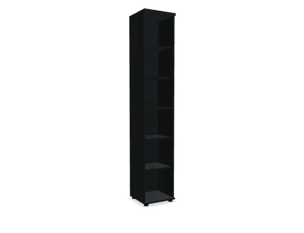Bild zeigt das Regal Basic K6902 - Standregal in moderner Holzoptik, mit klaren Linien und offenen Fächern, ideal zur stilvollen Raumnutzung