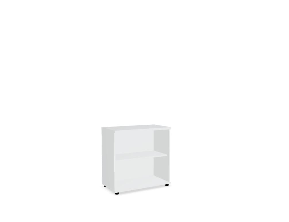 Mdd Standard A2504 Standregal in modernem Design mit offenen Ablagefächern für Büro, Empfangsbereich oder Zuhause.