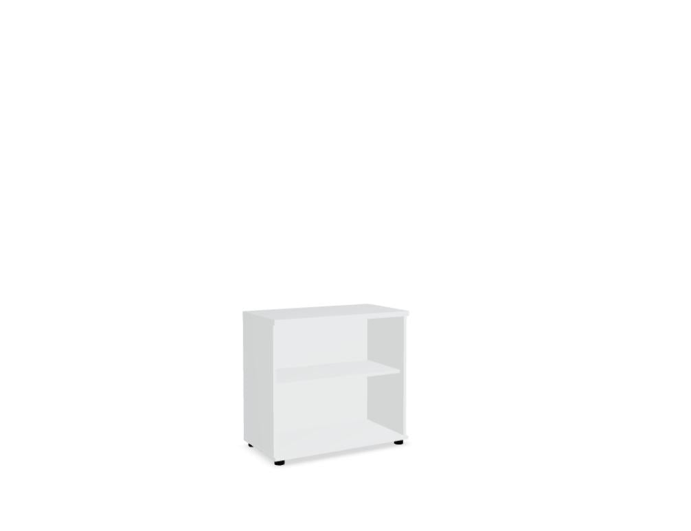Mdd Standard A25B4 Standregal mit offenem Fächersystem, moderner Stauraum für Büro, Homeoffice oder Wohnbereich.