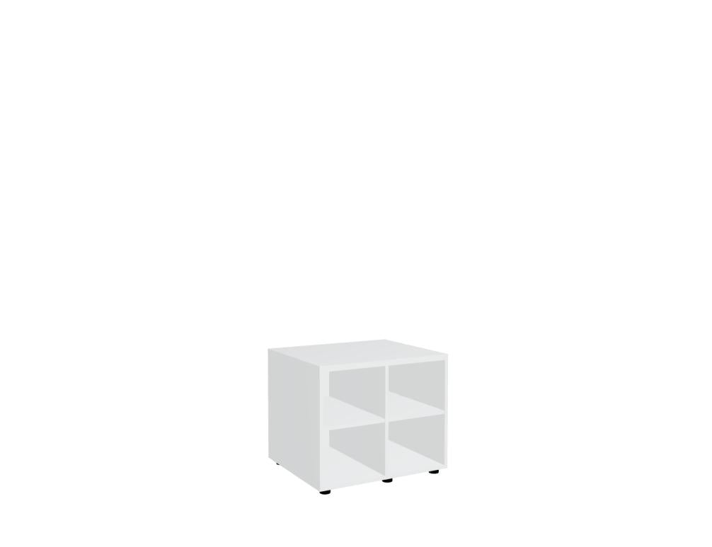 Mdd Standard S85 Standregal mit offenem Metallrahmen und mehreren Ablagen, modern und funktional für Büro oder Wohnraum.