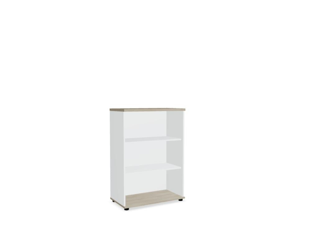 Bild eines Standregals Standard A3504 von Mdd, schlichtes Metallregal mit mehreren Ebenen, ideal zur Aufbewahrung von Büchern und Deko, neutrales Design für Büro oder Wohnzimmer.