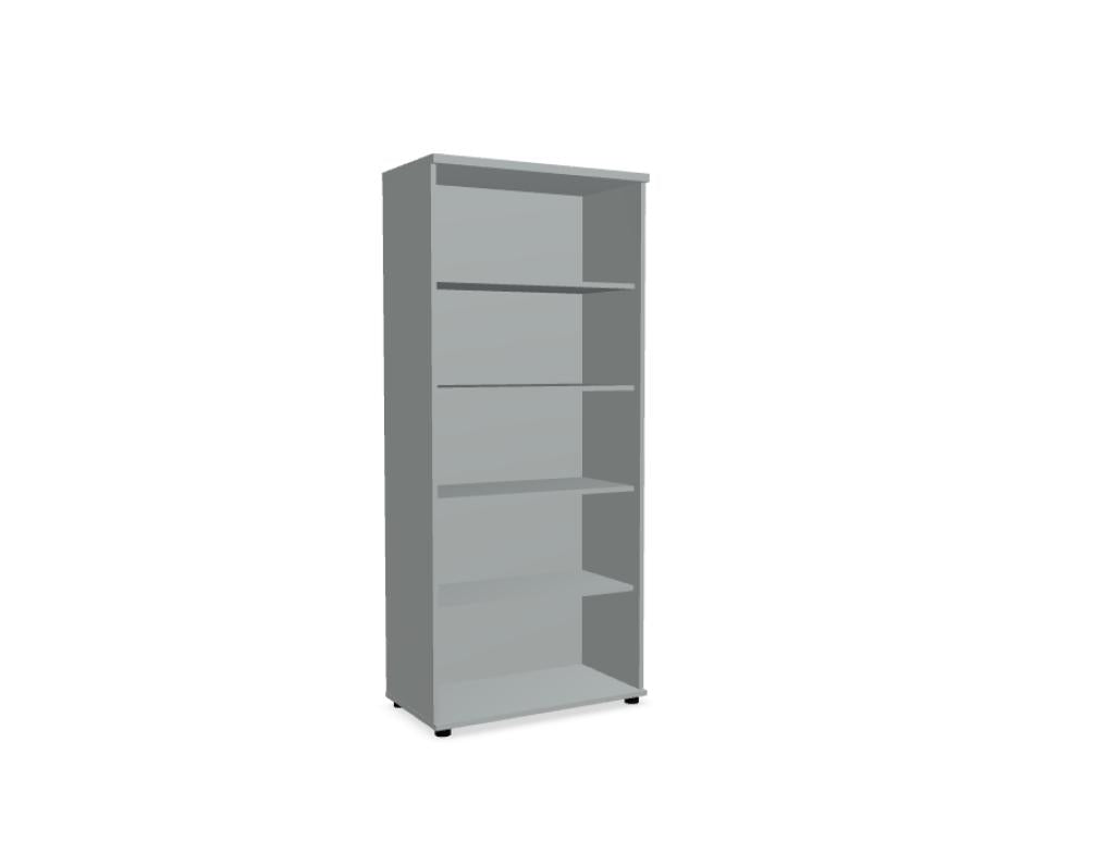 Standard A5504 Standregal von Mdd mit offenem, modernem Design und mehreren Ablageflächen für Büro oder Wohnraum